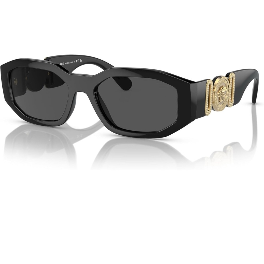 Versace Black and Gold Sunglasses